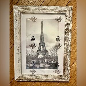 Vintage looking Rustic Whitewashed Picture Frame 5x7